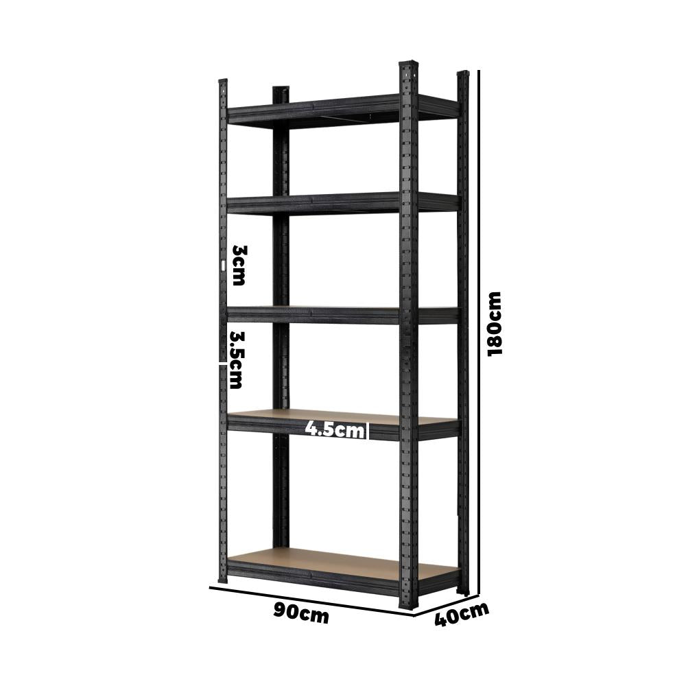 Sharptoo Garage Shelving Shelves Warehouse Storage Rack Steel Pallet Racking1.8m-Warehouse Rack-PEROZ Accessories