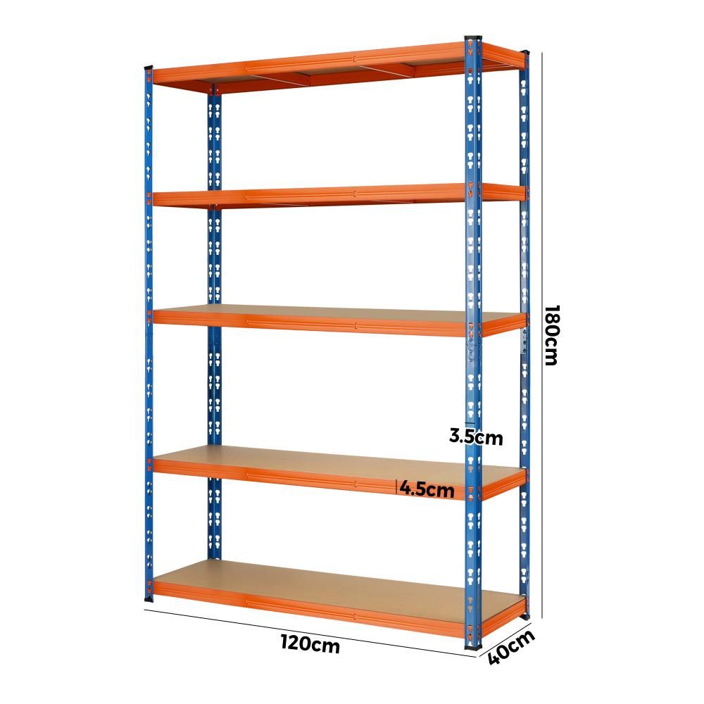 Sharptoo Garage Shelving Warehouse Shelves Storage Rack Pallet Racking 1.8x1.2m-Warehouse Rack-PEROZ Accessories