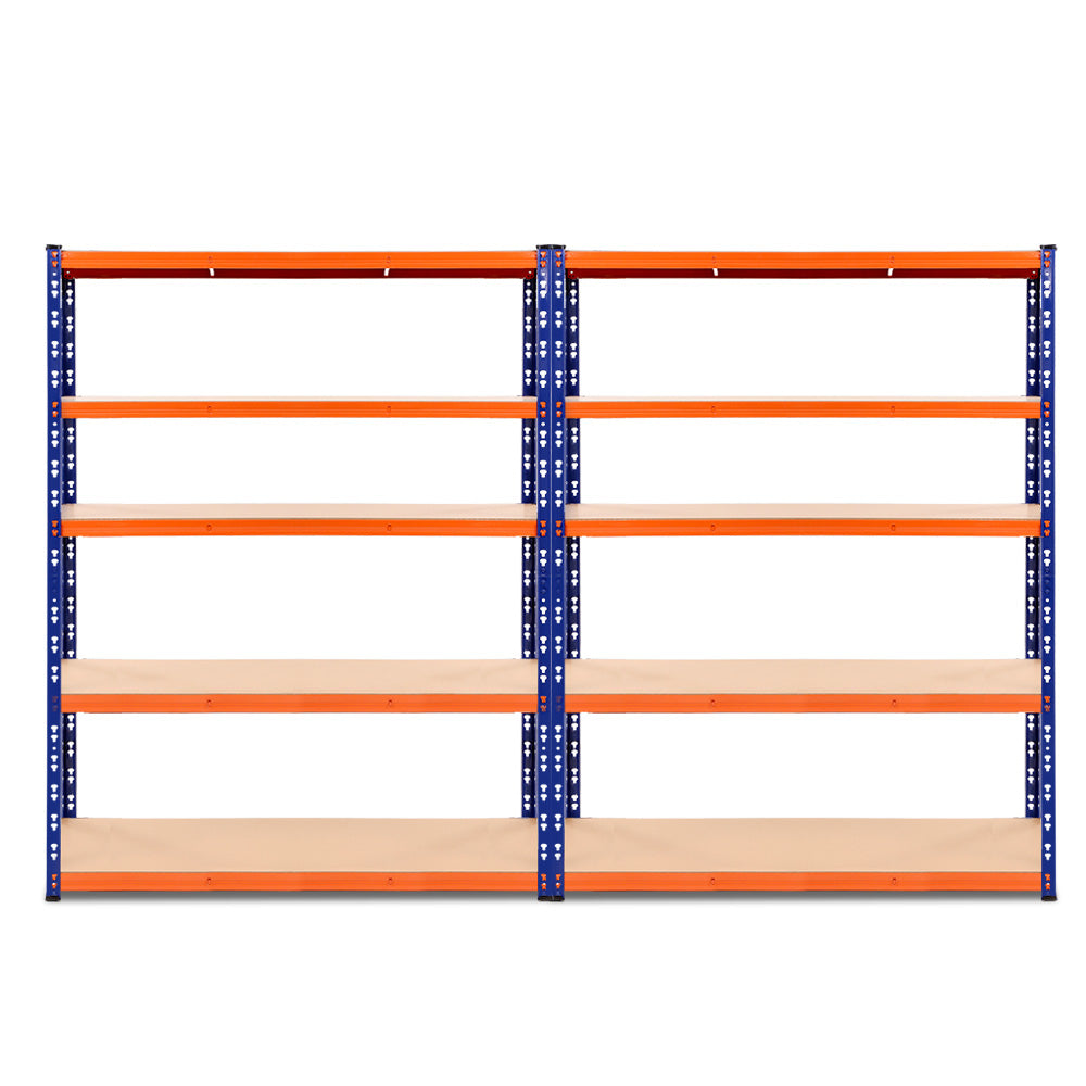 Giantz 2.4MX1.8M Garage Shelving Warehouse Rack Pallet Racking Storage Steel Orange&Blue-Home & Garden > Storage-PEROZ Accessories