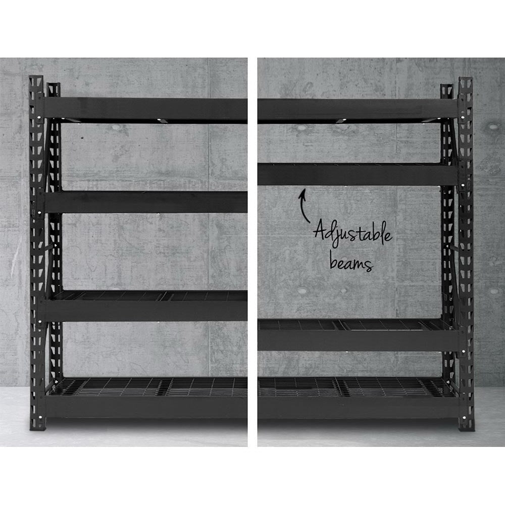 Giantz 2M Warehouse Racking Shelving Heavy Duty Steel Garage Storage Rack-Home & Garden > Storage-PEROZ Accessories