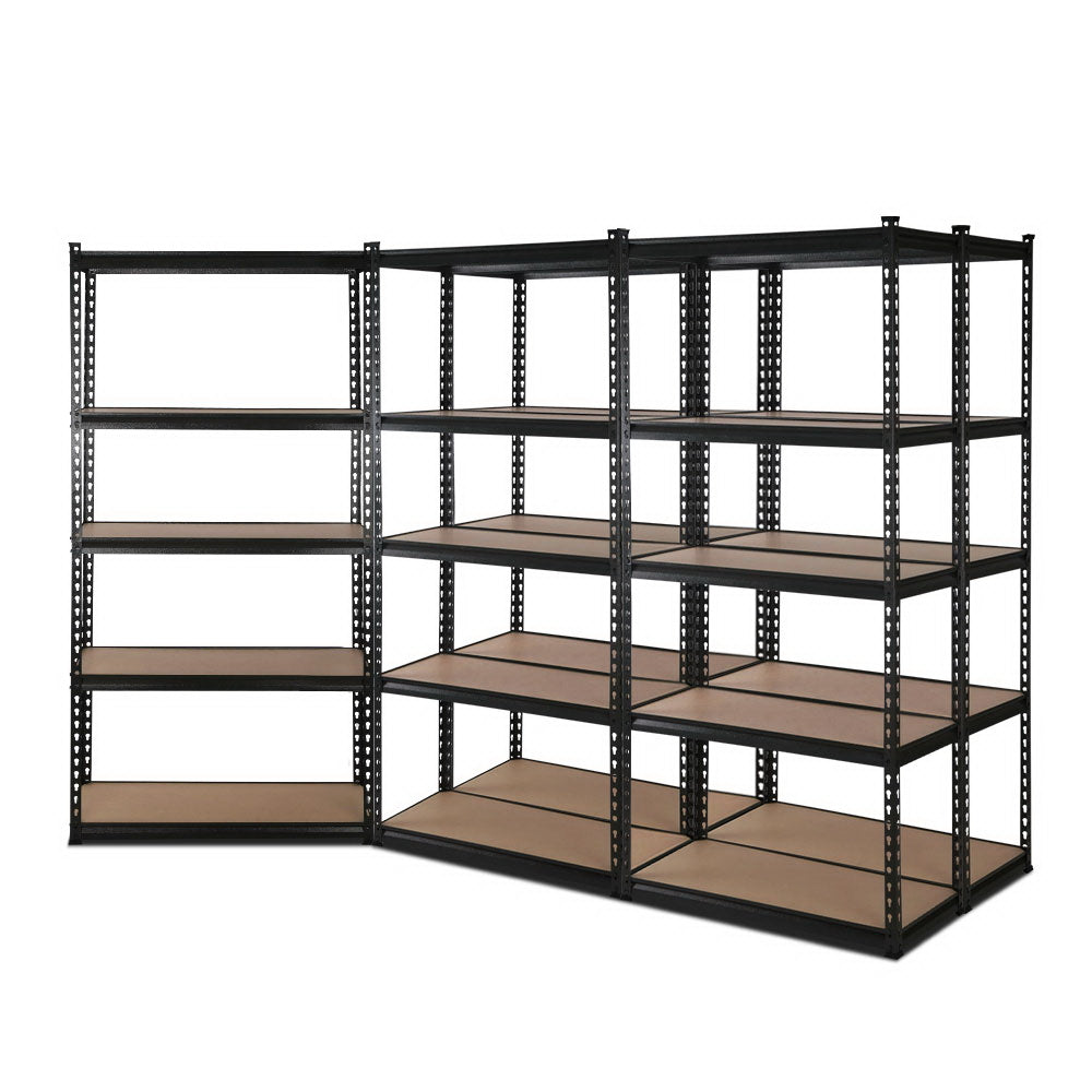 5x1.5M Warehouse Shelving Racking Storage Garage Steel Metal Shelves Rack-Home & Garden > Storage-PEROZ Accessories
