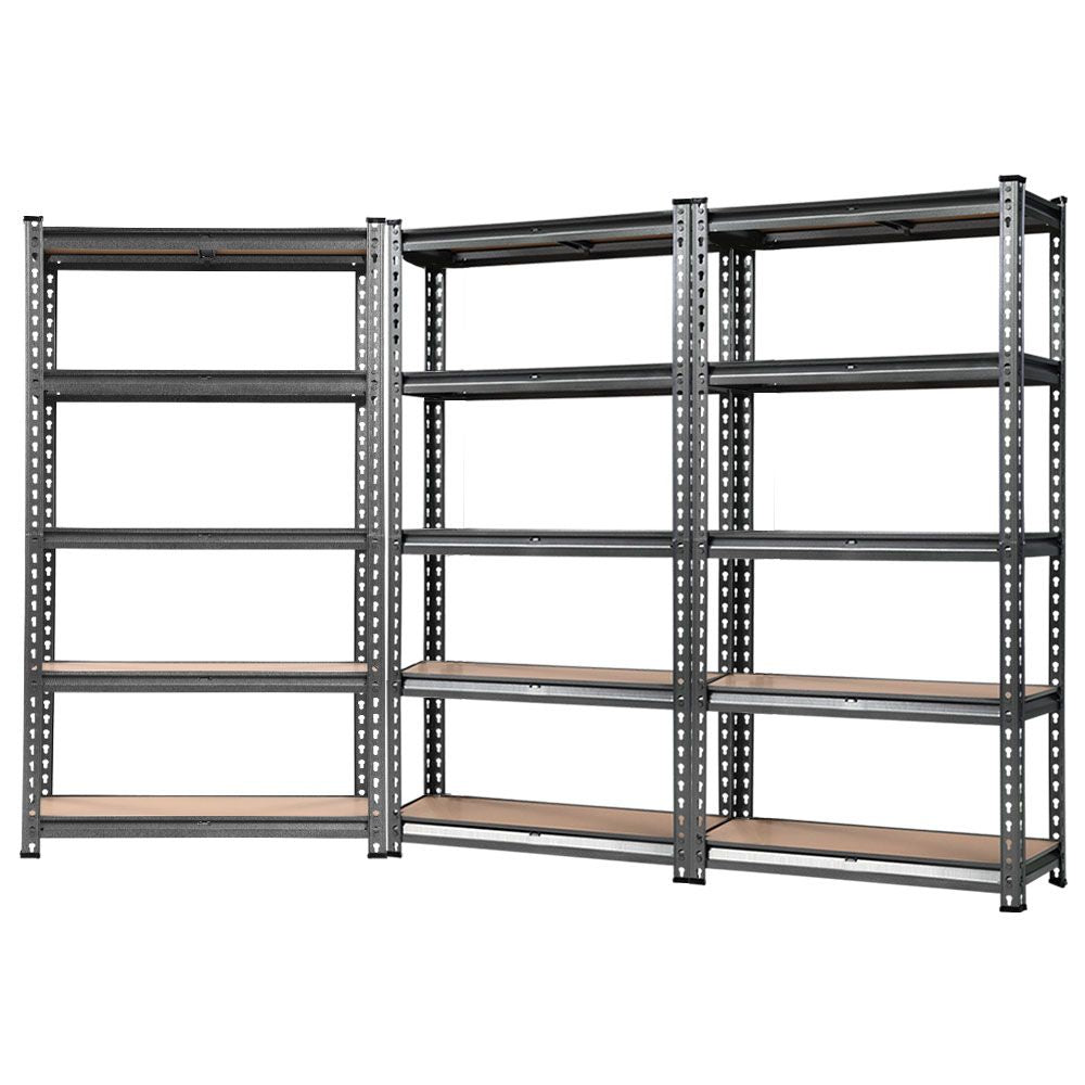 Giantz 3x1.5M Warehouse Racking Shelving Storage Rack Steel Garage Shelf Shelves-Home & Garden > Storage-PEROZ Accessories