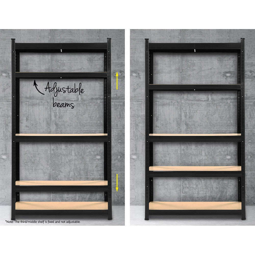 Giantz 1.8M Warehouse Racking Rack Shelving Garage Storage Steel Metal Shelves-Home & Garden > Storage-PEROZ Accessories