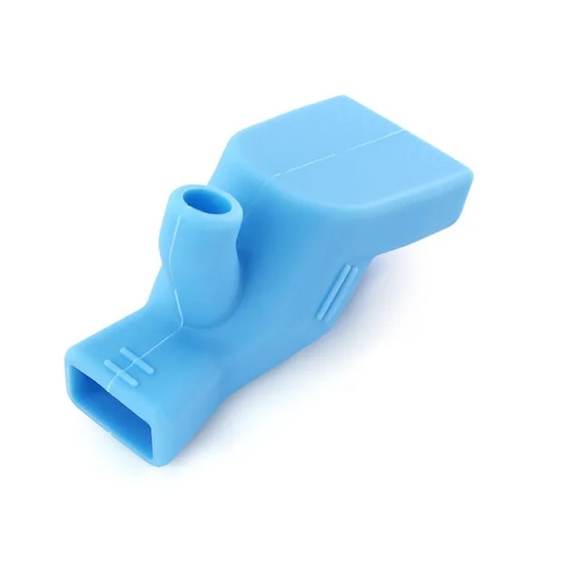 Anygleam Water Tap Extension Swivel Blue High Elastic Sink Kitchen Bathroom Accessories Faucet Water Extender-Bathroom and Toilet Accessories-PEROZ Accessories