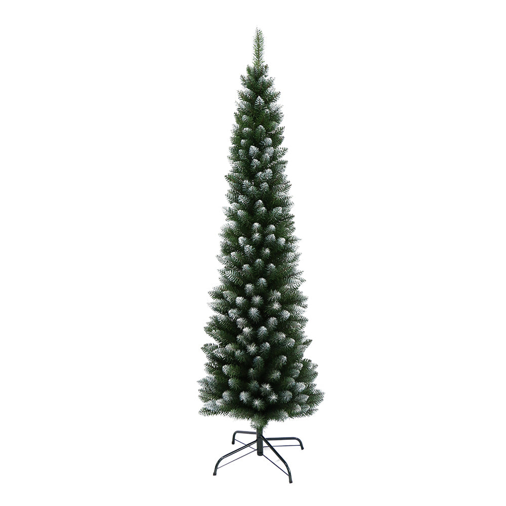 Jingle Jollys 1.8M / 6FT Christmas Tree with Snow 300 Tips Xmas Decoration-Occasions > Christmas-PEROZ Accessories