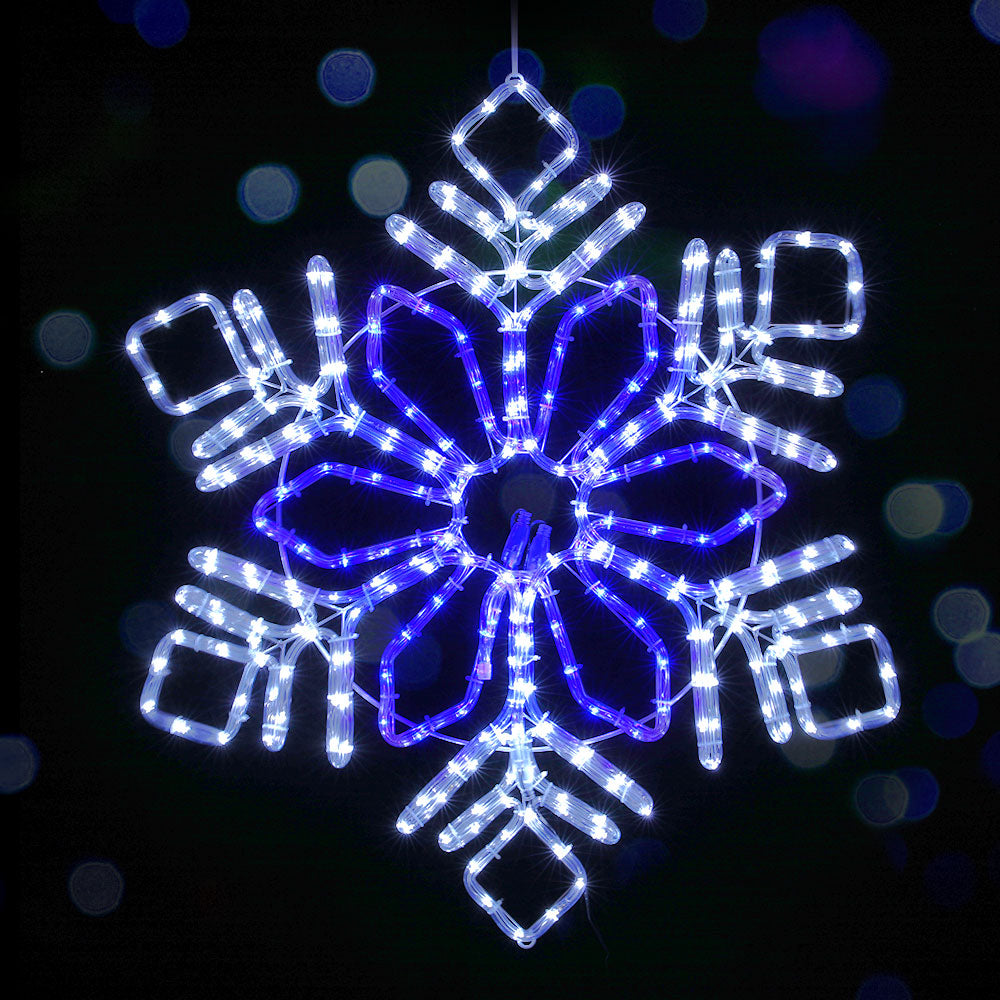 Jingle Jollys Christmas Lights Motif LED Light Outdoor Decorations 82cm Snow-Occasions > Christmas-PEROZ Accessories