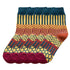 Anysox 5 Pairs Size 5-9 Fashion Socks Colorful Wind-Flowers Cotton Winter Thick Warm Wool Casual for Women Dark Blue-Socks-PEROZ Accessories