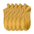 Anysox 5 Pairs One Size 4-5 Mustard Fashion Funny Unisex Stereoscopic Heel Embroidered Women Candy Color Cotton Short Cute Socks-Socks-PEROZ Accessories