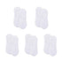 Anysox 5 Pairs White Size 10-14 Fashion Socks High Quality Office Sports Business Long Socks Cotton Solid Colors Skateboard Knitted Casual-Socks-PEROZ Accessories