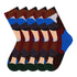 Anysox 5 Pairs Size 5-9 Fashion Socks Combed Cotton Abstract Art Oil Painting Novelty Happy Funny Christmas Gift for Women-Socks-PEROZ Accessories
