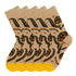Anysox 5 Pairs Size 5-9 Fashion Socks Combed Cotton Art Abstract Round Flowers Oil Painting Novelty Happy Funny Christmas Gift for Women-Socks-PEROZ Accessories