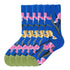 Anysox 5 Pairs Size 5-9 Fashion Socks Combed Cotton Art Abstract Pink Flower Oil Painting Novelty Happy Funny Christmas Gift for Women-Socks-PEROZ Accessories