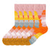 Anysox 5 Pairs Size 5-9 Fashion Socks Combed Cotton Art Abstract Kissing Oil Painting Novelty Happy Funny Christmas Gift for Women-Socks-PEROZ Accessories