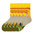 Anysox 5 Pairs Size 5-9 Fashion Socks Combed Cotton Art Abstract Grass Oil Painting Novelty Happy Funny Christmas Gift for Women-Socks-PEROZ Accessories