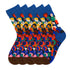 Anysox 5 Pairs Size 5-9 Fashion Socks Combed Cotton Art Abstract People Oil Painting Novelty Happy Funny Christmas Gift for Women-Socks-PEROZ Accessories