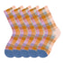 Anysox 5 Pairs Size 5-9 Fashion Socks Combed Cotton Art Light Checkered Abstract Oil Painting Novelty Happy Funny Christmas Gift for Women-Socks-PEROZ Accessories