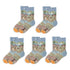 Anysox 5 Pairs Size 5-9 Fashion Long Sock Cartoon Personalized Nature Black Yellow Tulips For Men Woman Foot Cold Winter Warm Comfortable Accessories-Socks-PEROZ Accessories