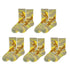 Anysox 5 Pairs Size 5-9 Fashion Long Sock Cartoon Personalized Creative Women Print For Men Woman Foot Cold Winter Warm Comfortable Accessories-Socks-PEROZ Accessories