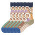Anysox 5 Pairs Size 5-9 Fashion Long Sock Cartoon Personalized Creative Nature Men Print For Men Woman Foot Cold Winter Warm Comfortable Accessories-Socks-PEROZ Accessories