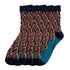 Anysox 5 Pairs Size 5-9 Blue Green Abstract Long Socks Retor Luxury Autumn Winter Peacock Feather Pattern Style With Soken Chaussette Femme-Socks-PEROZ Accessories