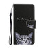 Anymob Samsung Peeking Kitty Flip Wallet Phone Case Leather Stand Function Cover-Mobile Phone Cases-PEROZ Accessories