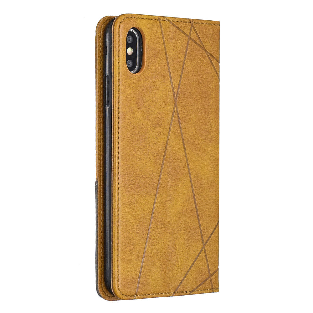 Anymob iPhone Case Khaki Flip Wallet Luxury Vintage Business Leather Magnetic Phone Bag-Mobile Phone Cases-PEROZ Accessories