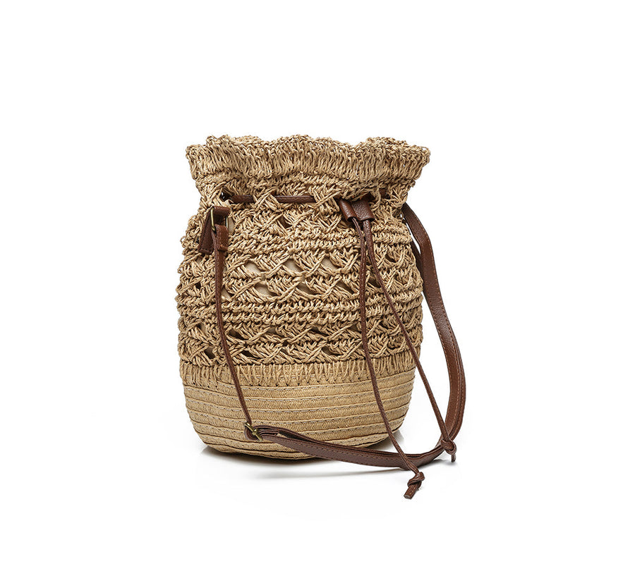 TARRAMARRA Hand Woven Shoulder Bag-Handbags-PEROZ Accessories