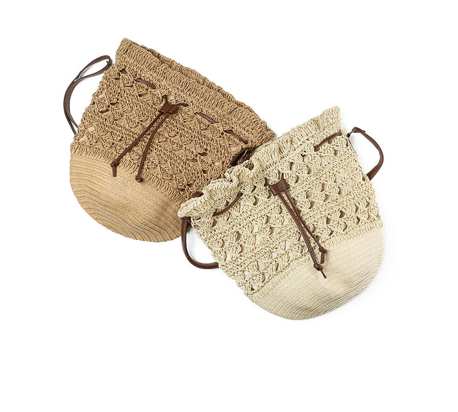 TARRAMARRA Hand Woven Shoulder Bag-Handbags-PEROZ Accessories