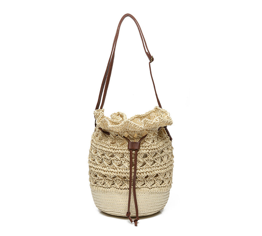 TARRAMARRA Hand Woven Shoulder Bag-Handbags-PEROZ Accessories