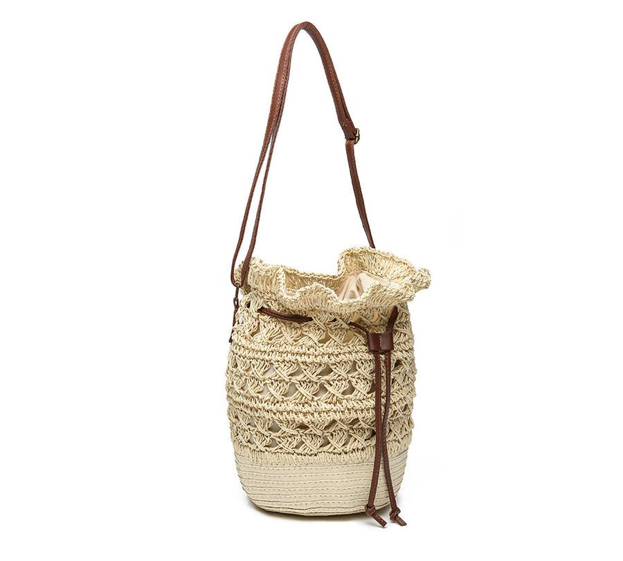 TARRAMARRA Hand Woven Shoulder Bag-Handbags-PEROZ Accessories