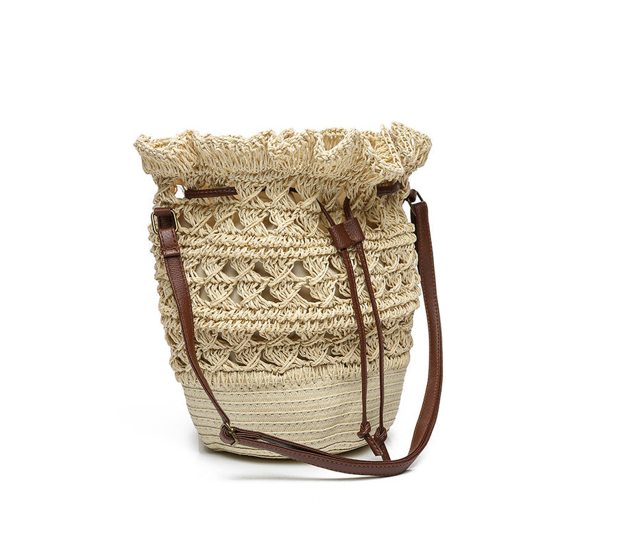 TARRAMARRA Hand Woven Shoulder Bag-Handbags-PEROZ Accessories