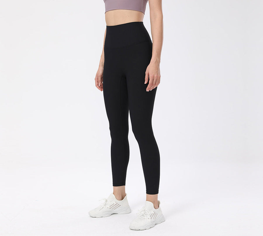 TARRAMARRA High-Waist Ruched Butt Lifting Flow Ribbed Ankle Legging-Leggings-PEROZ Accessories