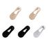 Anysox 5 Pairs Size 5-9 Fashion Socks Lace Flower Style Breathable Antiskid Invisible Ankle Socks for Women (2 Khaki, 2 Black, 1 Gray)-Socks-PEROZ Accessories