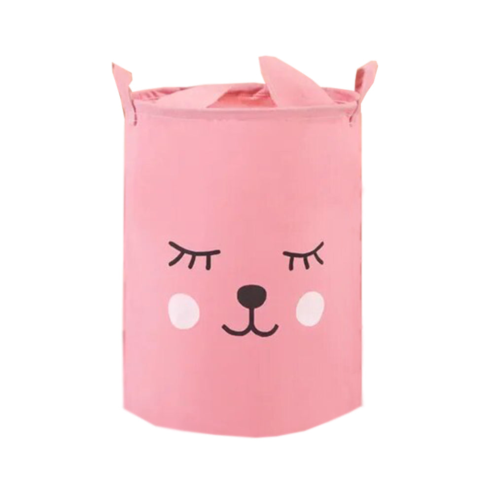 Anyhouz Storage Bag Rabbit Waterproof Folding Clothing Organizer Cartoon Cloth Art Storage Bucket Travel Wardrobe Organizer-Cloth Organizer-PEROZ Accessories