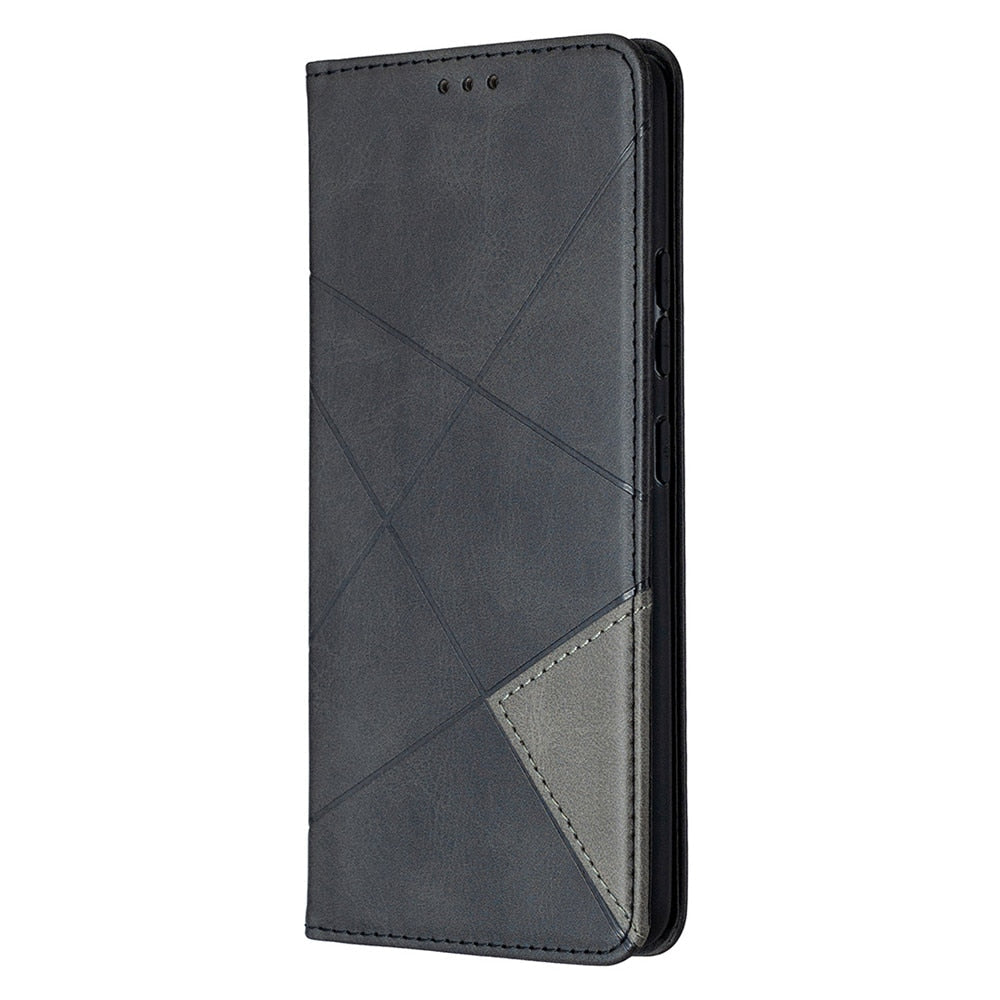 Anymob iPhone Case Black Flip Wallet Luxury Vintage Business Leather Magnetic Phone Bag-Mobile Phone Cases-PEROZ Accessories