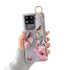Anymob Samsung Pink Bird Soft Silicon Wrist Strap Case Bag Shell Cover-Mobile Phone Cases-PEROZ Accessories