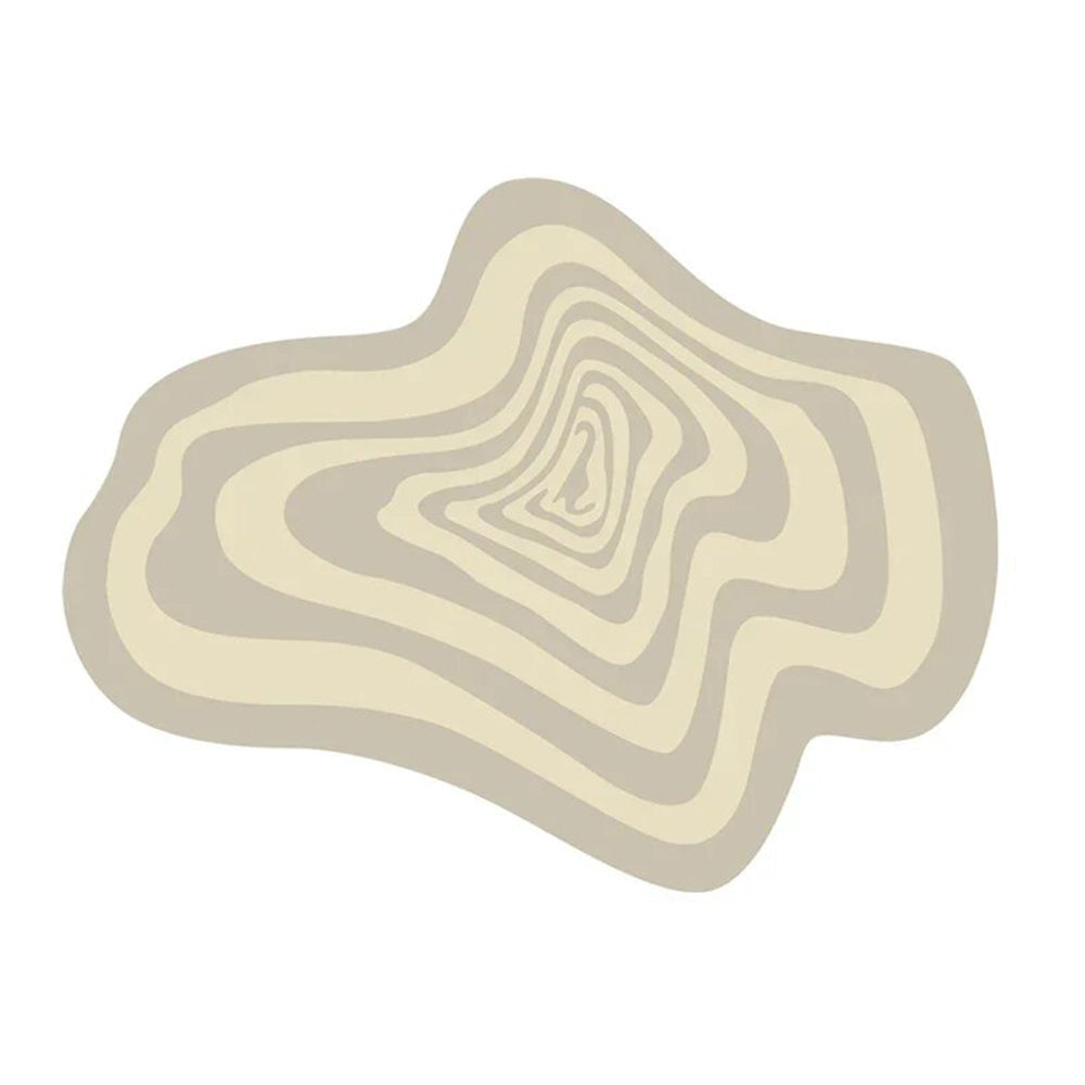 Anyhouz Carpet Light Brown 160x230cm Creative Living Room Striped Home Decoration Bedroom Rug Fluffy Plush Mat-Carpets-PEROZ Accessories