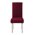 Anyhouz Chair Cover Wine Red Corn Kernels Waterproof Universal Size for Dining Room Stretch Seat Slipcovers-Chair Cover-PEROZ Accessories