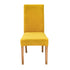 Anyhouz Chair Cover Turmeric Velvet Plush Stretch Chair Slipcover Elastic Spandex Chair Cover for Dining Room Kitchen Wedding Banquet Hotel-Chair Cover-PEROZ Accessories