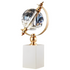 Anyhouz 26cm Modern Creative Glass Globe Tabletop Home Decor Modern Art Living Room Display House Decorative Crafts Metal Ornaments-Ornaments-PEROZ Accessories