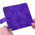 Anymob Samsung Case Purple 3D Tiger Embossing Magnetic Flip Leather Card Slot Wallet Book Style Cover-Mobile Phone Cases-PEROZ Accessories