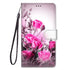Anymob Samsung Pink Rose Magnetic Flip Leather Phone Case-Mobile Phone Cases-PEROZ Accessories