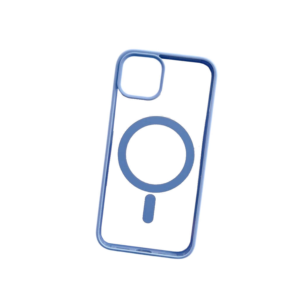 Anymob iPhone Light Blue Magnetic Pattern Case Soft Phone Cover-Mobile Phone Cases-PEROZ Accessories