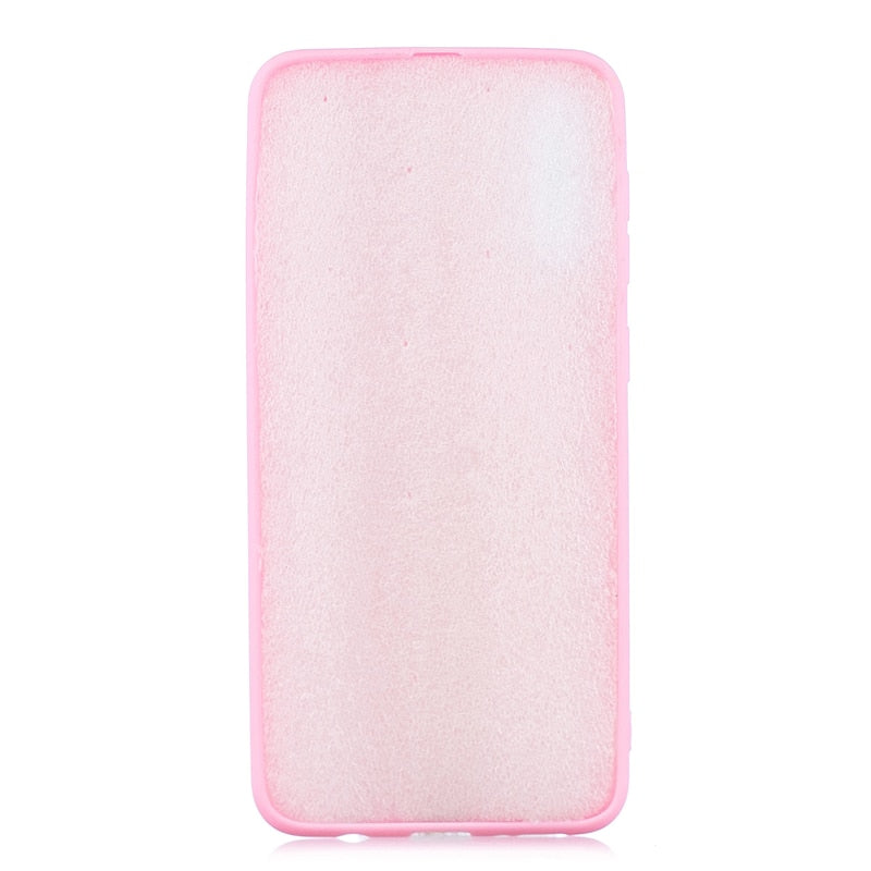 Anymob Samsung Phone Case Peach Silicone Soft TPU Back Cover-PEROZ Accessories