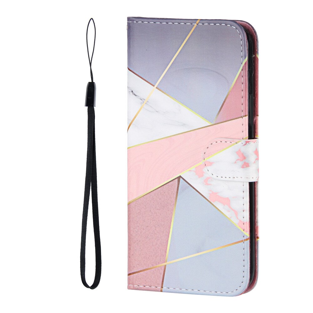 Anymob iPhone Case Multicolor Flip Painted Wallet Leather Cover-Mobile Phone Cases-PEROZ Accessories