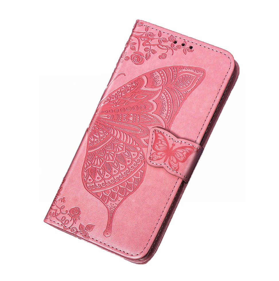 Anymob Huawei Phone Case Red Wallet Leather Flip Wallet Cover-PEROZ Accessories