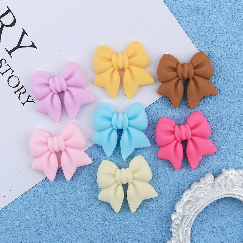 Anykidz 6pcs Bow Design Shoe Charm Accessories Jeans Clogs Pendant Pin Designer Ornament Jibbitz for Crocs-Shoe Charms-PEROZ Accessories