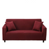 Anyhouz 4 Seater Sofa Cover Plain Wine Red Style and Protection For Living Room Sofa Chair Elastic Stretchable Slipcover-Slipcovers-PEROZ Accessories