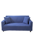 Anyhouz 4 Seater Sofa Cover Plain Royal Blue Style and Protection For Living Room Sofa Chair Elastic Stretchable Slipcover-Slipcovers-PEROZ Accessories