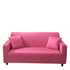Anyhouz 4 Seater Sofa Cover Plain Rose Red Style and Protection For Living Room Sofa Chair Elastic Stretchable Slipcover-Slipcovers-PEROZ Accessories